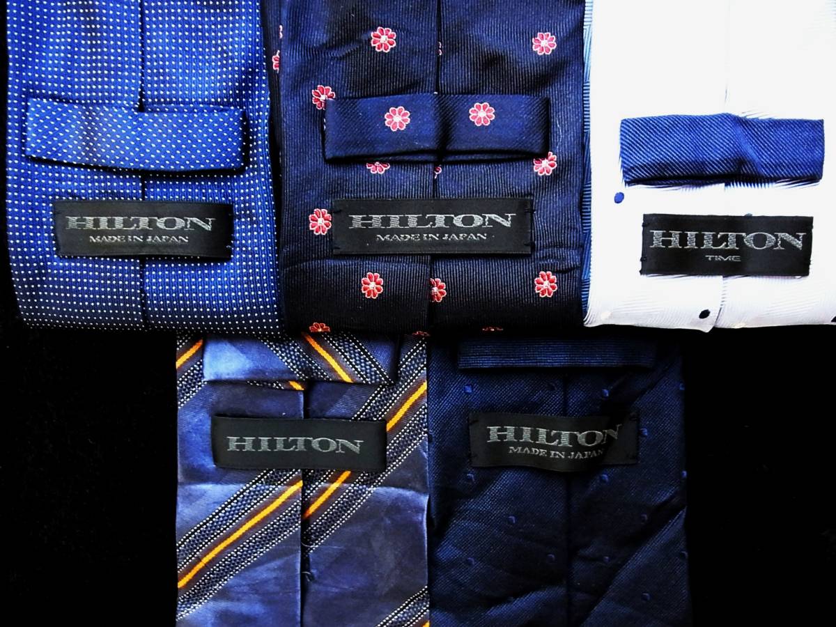 ●在庫処分セール●５本セット●№4824●ヒルトン【ＨＩＬＴＯＮ】ネクタイ●