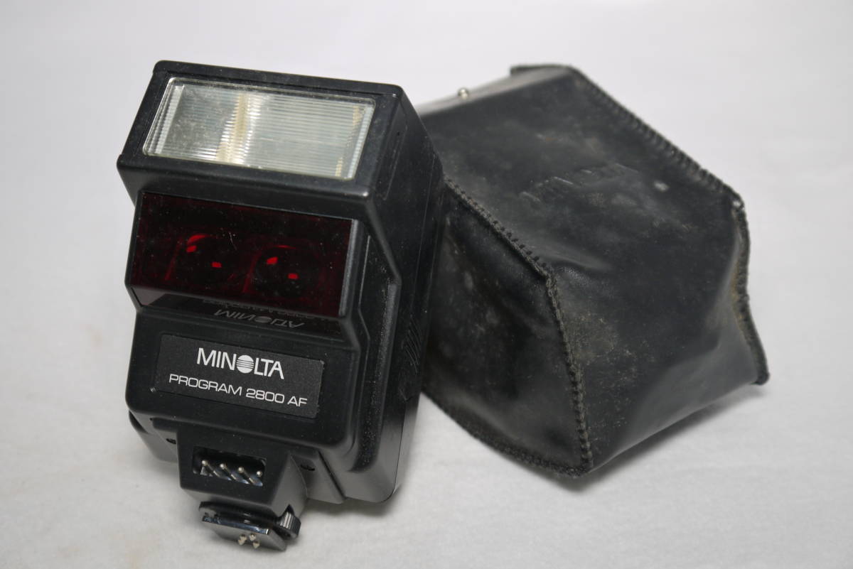 MINOLTA ミノルタ PROGRAM2800AF 外付けストロボ カメラアクセサリー ジャンク