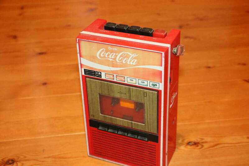 コカコーラ自動販売機　カセットレコーダー　