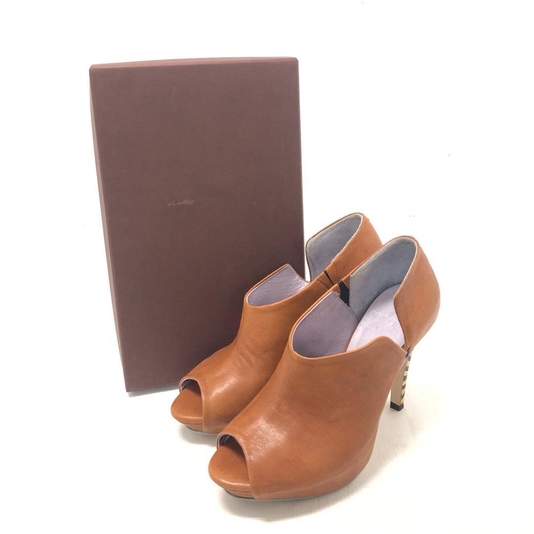 78◆80/MANA レザー ブーティ サイズ:36 0109-5