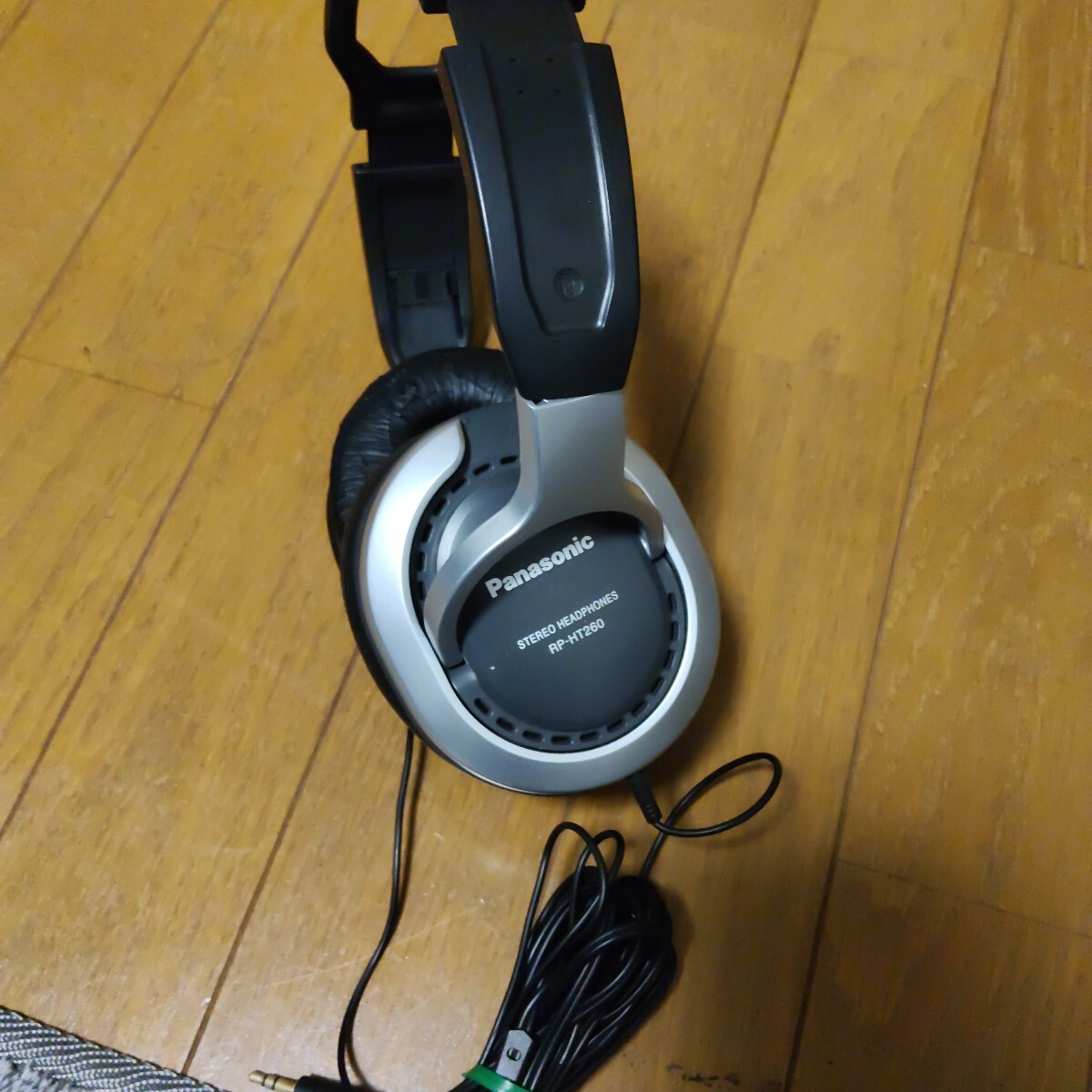  Panasonic パナソニック STEREO HEADPHONES ステレオヘッドフォン RP-HT260 ブラック 現状品