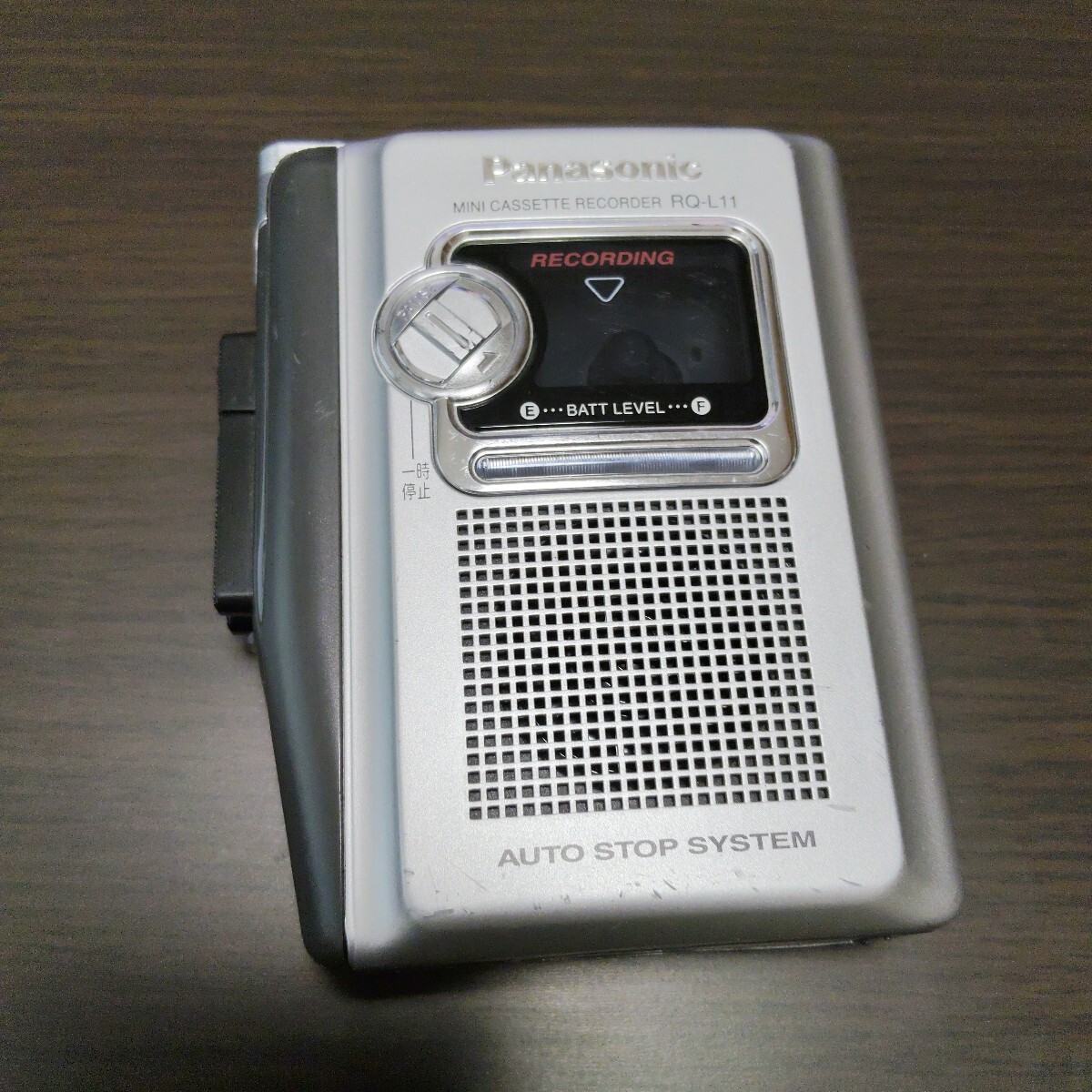 Panasonic　RQ-L11　ポータブルカセットレコーダー　プレーヤー パナソニック 再生、録音確認　但しジャンク品扱いで