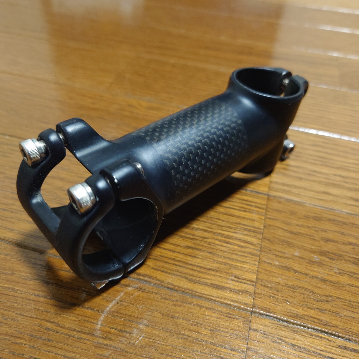 カーボン&アルミ ステム マットブラック 90mm 31.8mm ロードバイク　クロスバイク MTB　