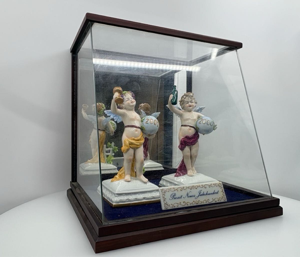 【02】Meissen マイセン　モットーチャイルド 箴言の天使2点　