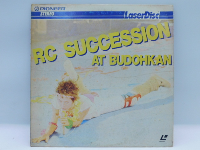 ★小2080 レーザーディスク RC SUCCESSION AT BUDOHKAN RCサクセション LD 忌野清志郎 コレクター放出品 同梱可 32509081