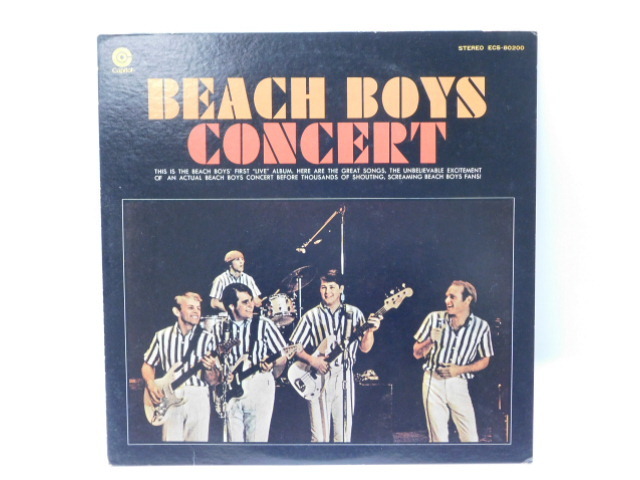 ★小2266 Beach Boys Concert ビーチボーイズ コンサート レコード LP LP盤 コレクター放出品 同梱可 32509081