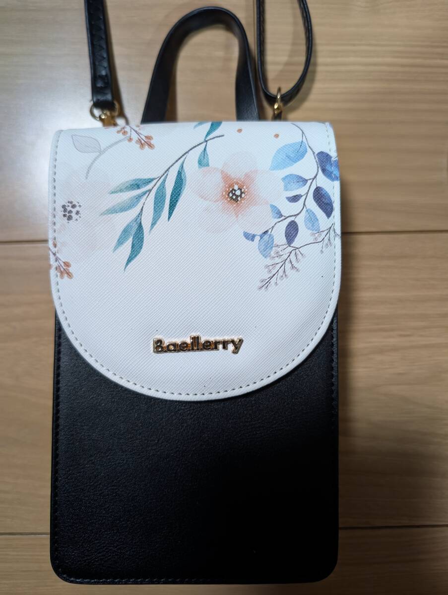 Baellerry スマホショルダー スマホポーチ スマホケース 財布 肩掛けバック レディース 花柄　おしゃれ 軽量　状態良好　 
