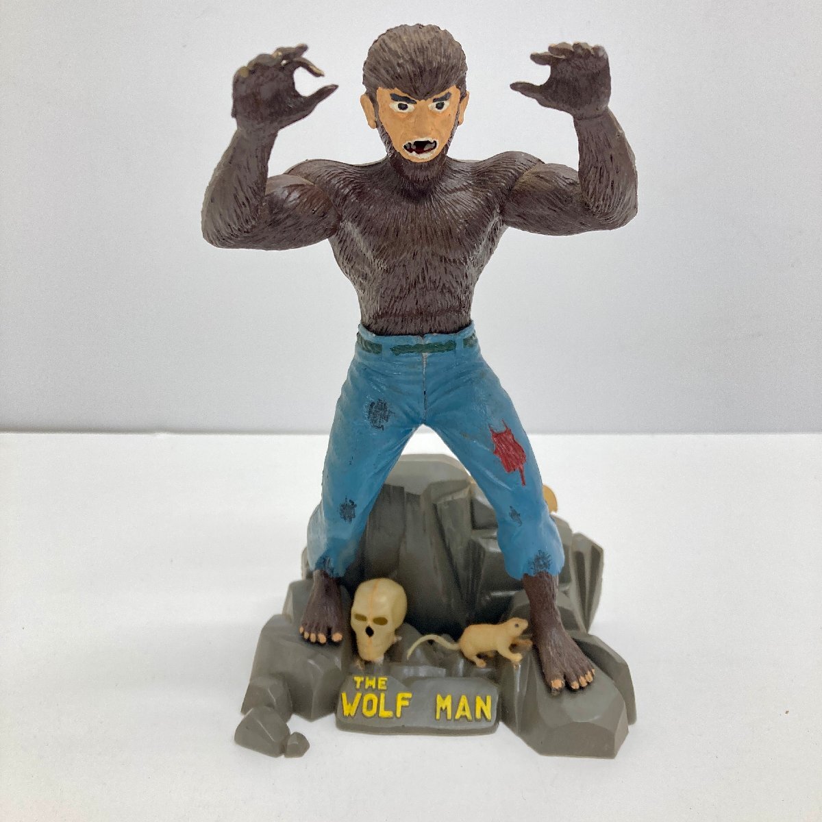 ◆◇[14] 狼男 WOLFMAN プラモデル オーロラ 組み立て済 現状品 08/012114ｍ◇◆