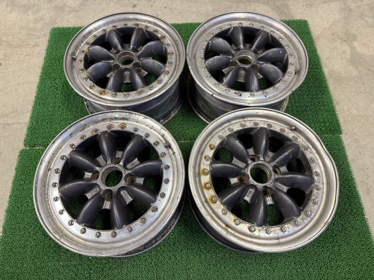 希少　パナスポーツ PANASPORT RACING 15インチ 7J+36 PCD 100 4穴　4本　旧車 当時物