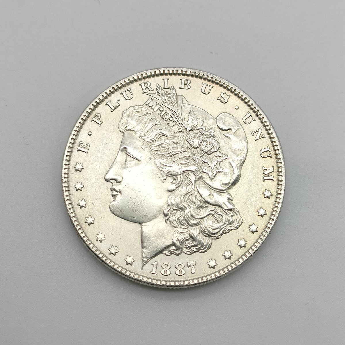 アメリカ 銀貨 モルガン ダラー 西部開拓 Morgan Silver Dollar 1887年 シルバーコイン 記念硬貨 現状品 S1672