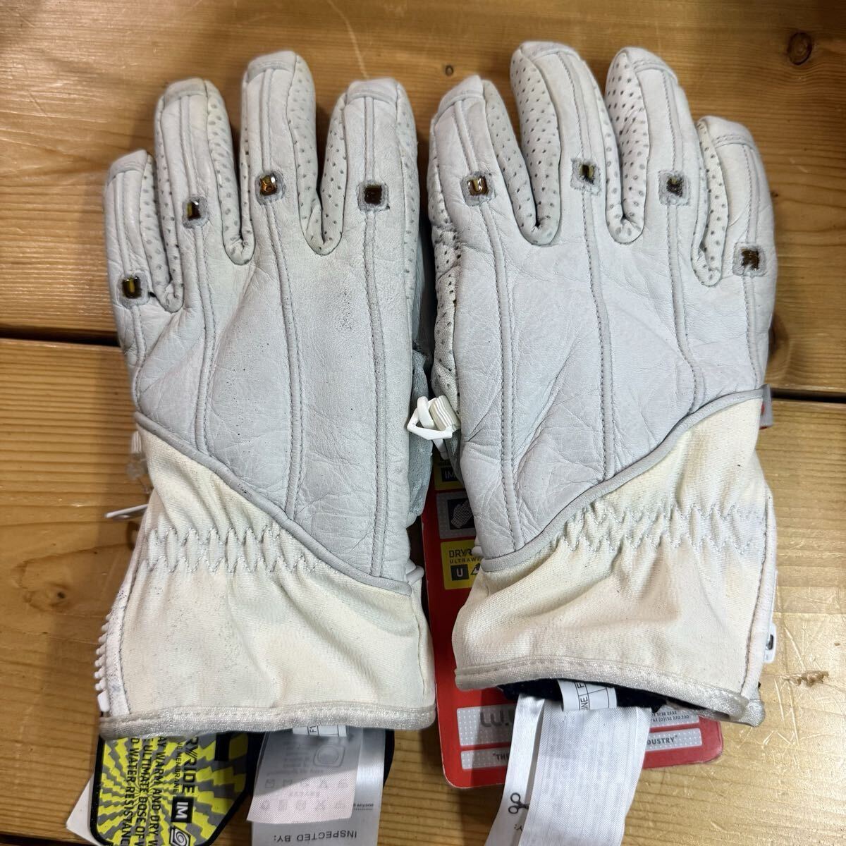 未使用 訳あり Burton バートン レザー グローブ S