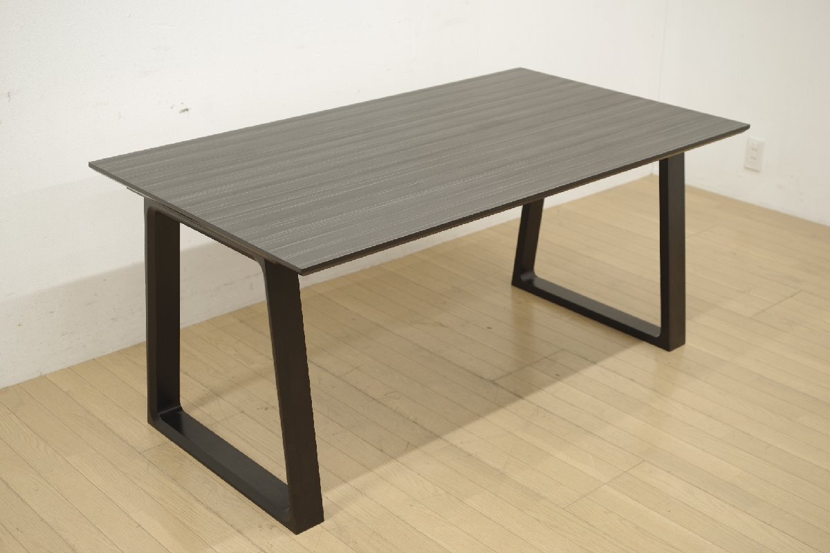 カリモク karimoku DA5080ZW 食堂テーブル ダイニングテーブル 幅150cm 4人掛け 食卓 アーバンブラック シンプル モダン