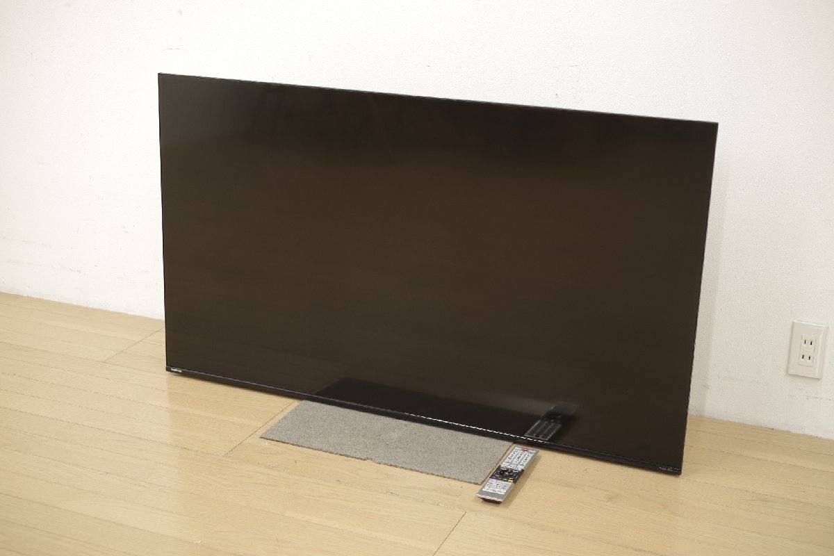 モデルルーム展示品 東芝 TOSHIBA レグザ REGZA 4K 液晶テレビ 55C350X 55型 55インチ 2021年製 壁掛け金具 リモコン付 動作OK 中古 (B)