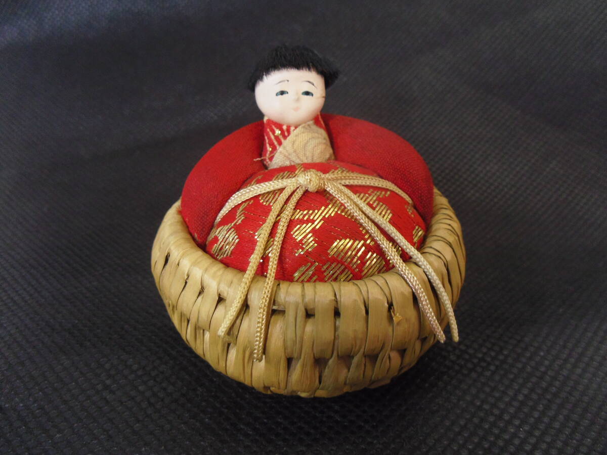 I94◇古い日本人形 いづめこ人形◇山形県鶴岡市　鄕土人形◇子宝 郷土玩具◇民芸 置物 伝統工芸 農民美術 童子人形 飯詰籠◇