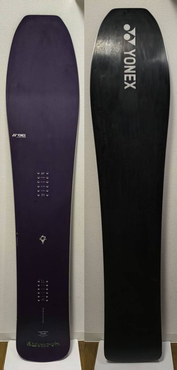 ★☆中古美品！ YONEX LUVARTH ヨネックス ルバース 158cm 2021年モデル 日本製 3日使用 紺色 スノーボード パウダー 浮力◎ 即決 送料無料