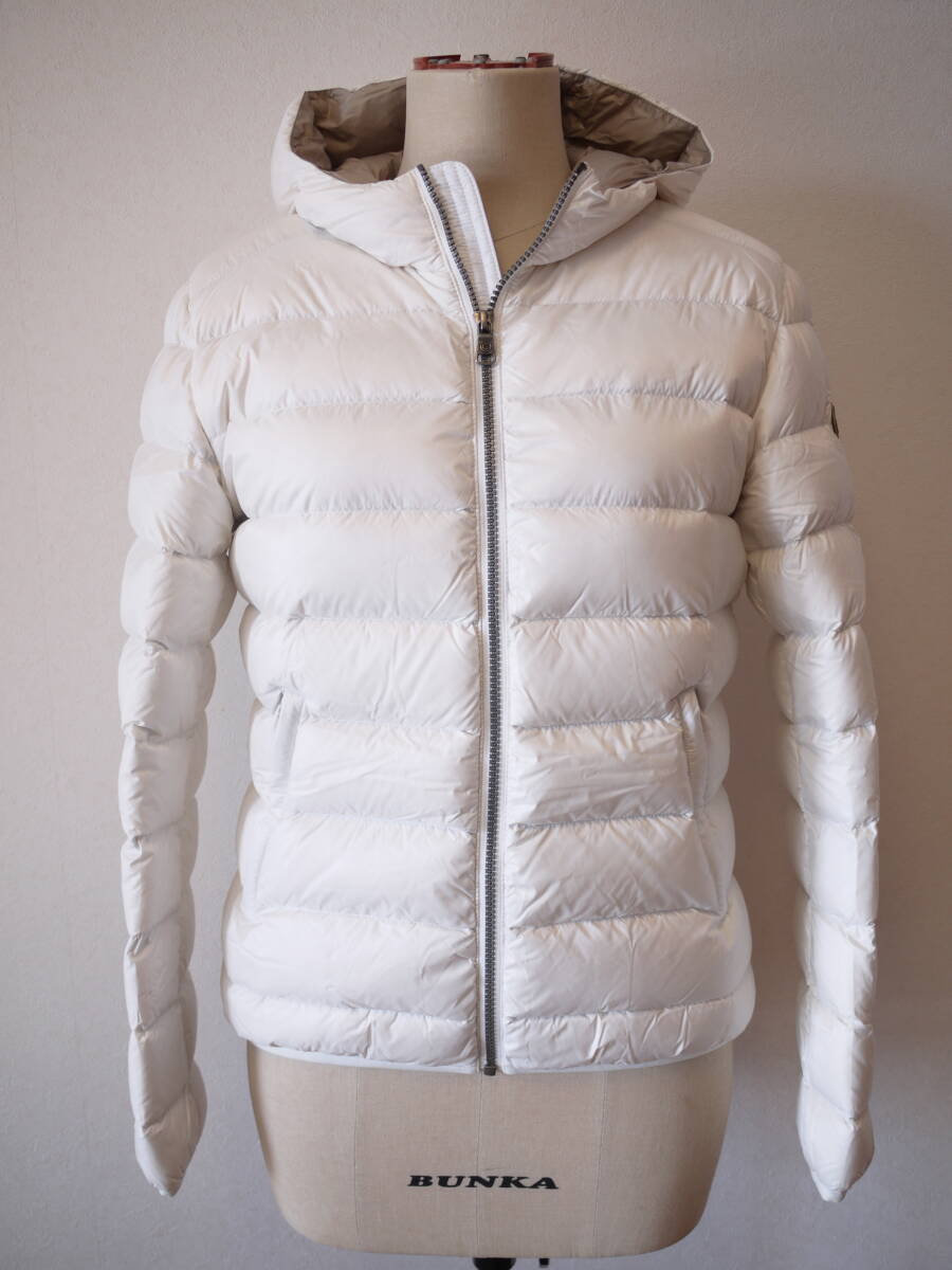 COLMAR コルマー　ダウンジャケット フードあり オフホワイト ４４ 美品