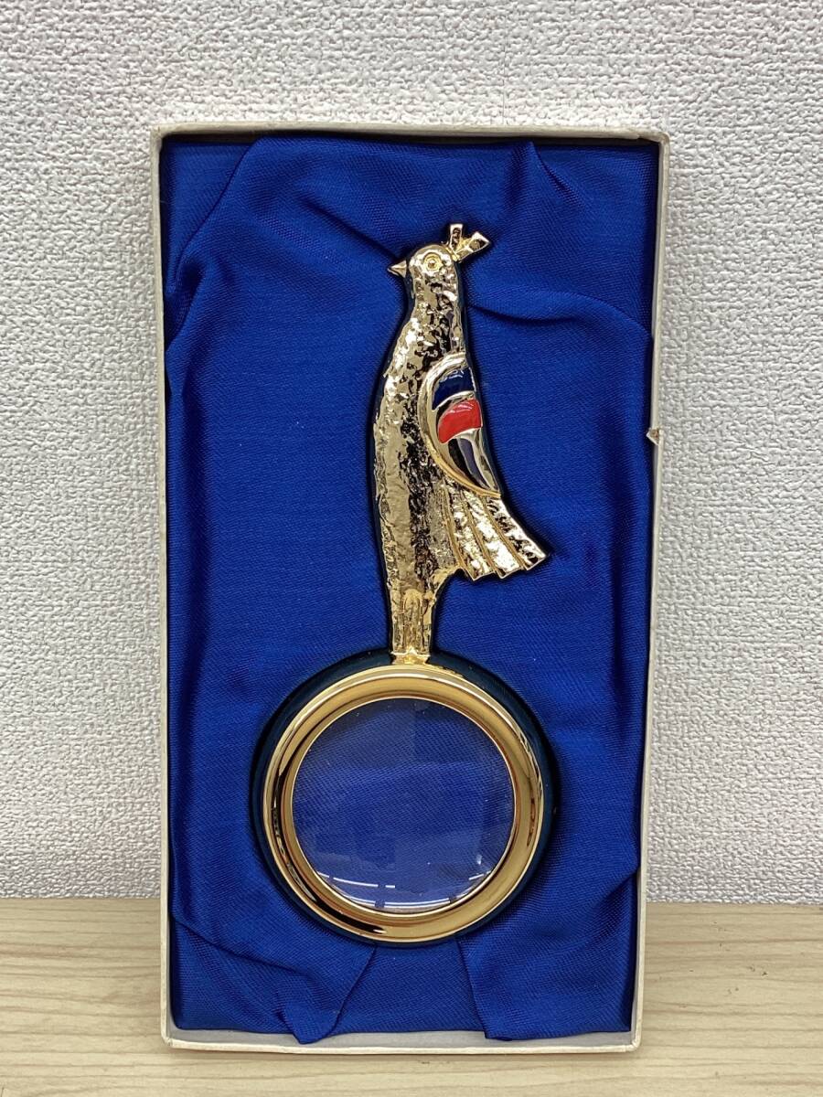 WAKO 和光 ルーペ 拡大鏡 鳥 縦約14.5cm×横約6cm kyIC20294K