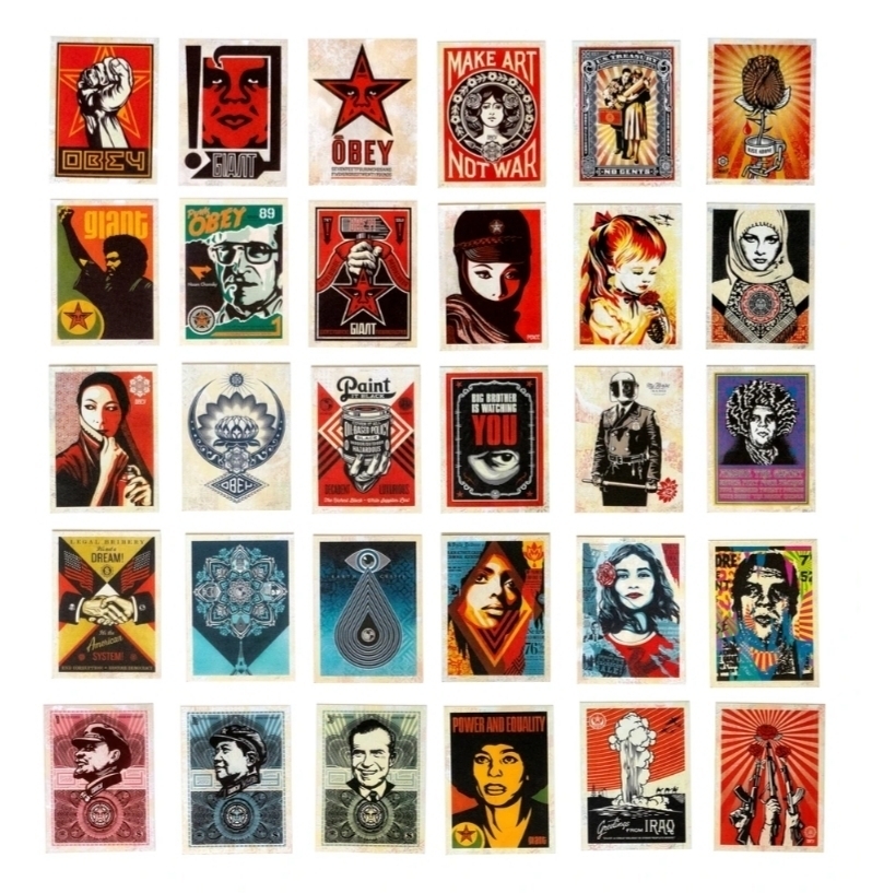 OBEY シェパード・フェアリー ポストカード BOXセット (30枚) Facing The Giant Shepard Fairey Postcard Box Set