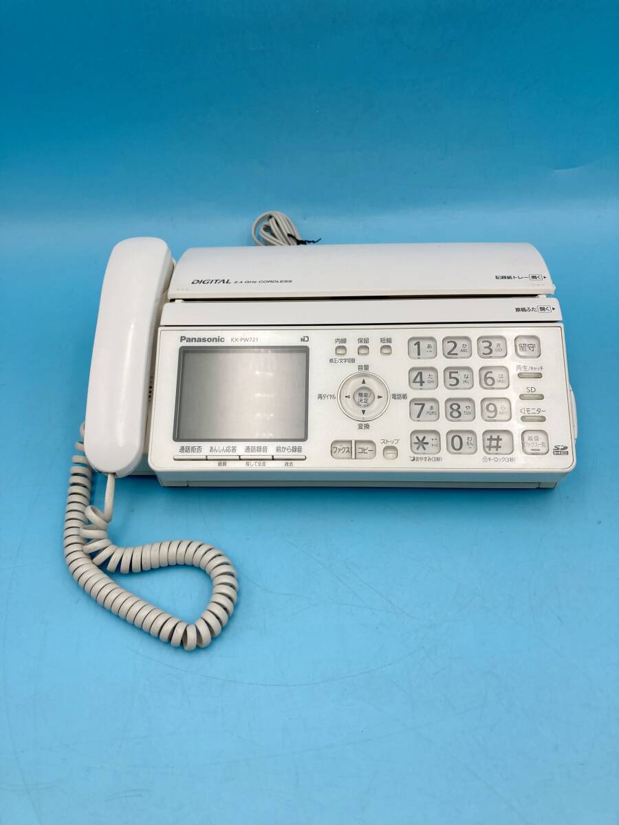 F1758　Panasonic パナソニック FAX機 KX-PW721