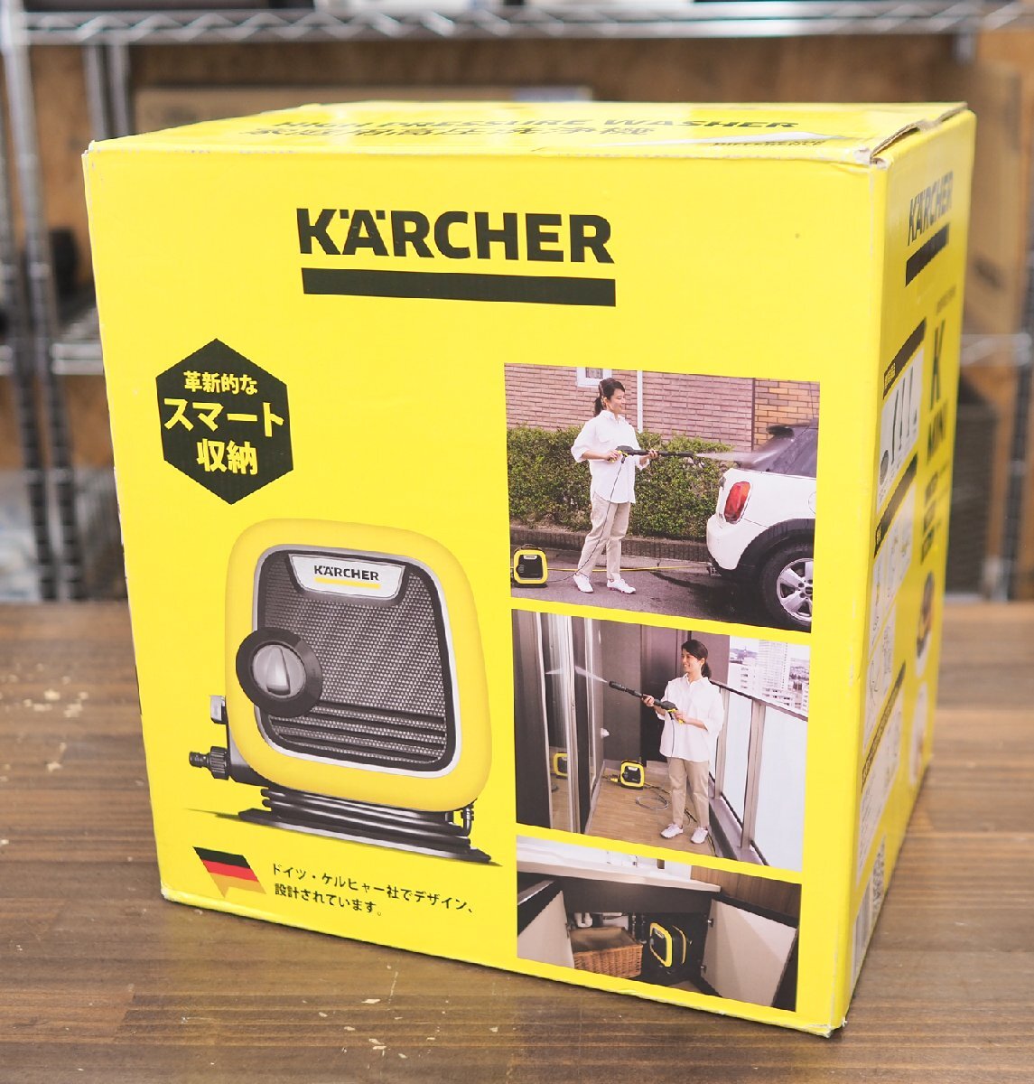 未使用未開封 ケルヒャー KARCHER 家庭用 高圧洗浄機 K MINI 1.600-050.0 軽量コンパクト・プレミアムフレックス高圧ホース付