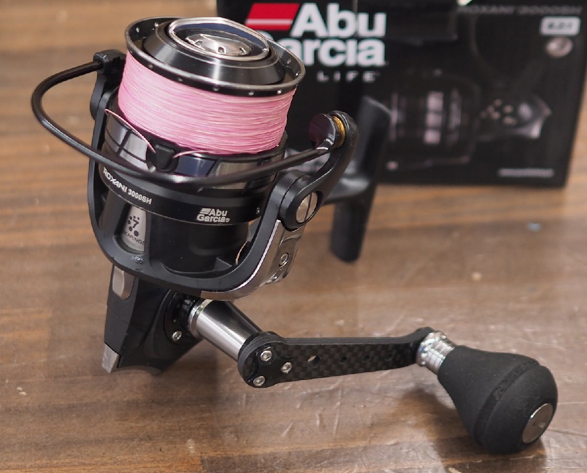Abu Garcia アブガルシア Roxani ロキサーニ 3000SH スピニングリール 元箱・リール袋付