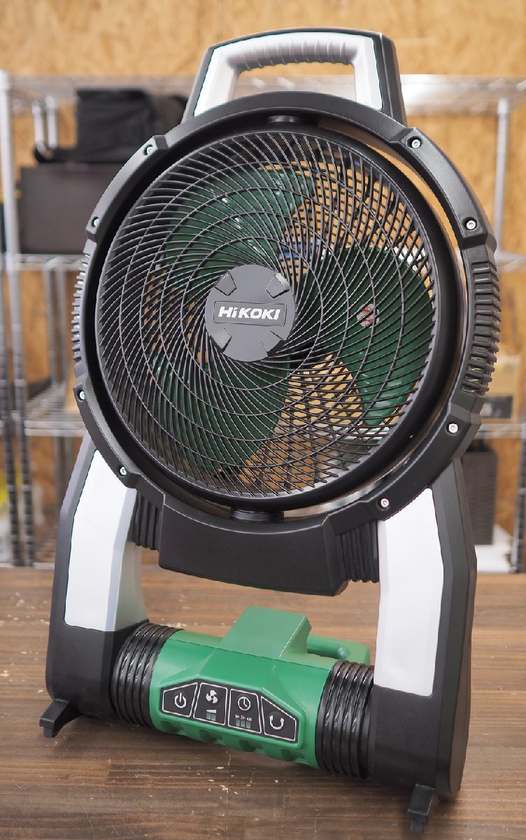 HiKOKI ハイコーキ コードレスファン UF18DSAL 14.4/18V 自動首振り機能搭載・最大風速190m/min 本体のみ 旧日立工機