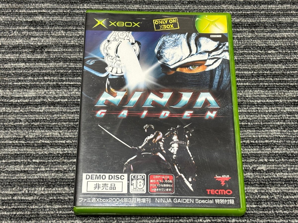 Xbox ソフト NINJA GAIDEN DEMO DISC Microsoft 非売品