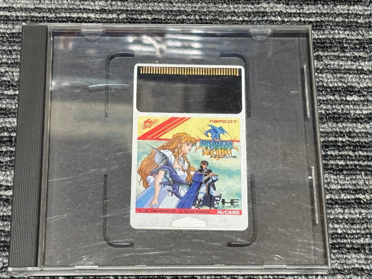 PCエンジン Huカード ドラゴンスピリット ケース付き PCE 説明書なし