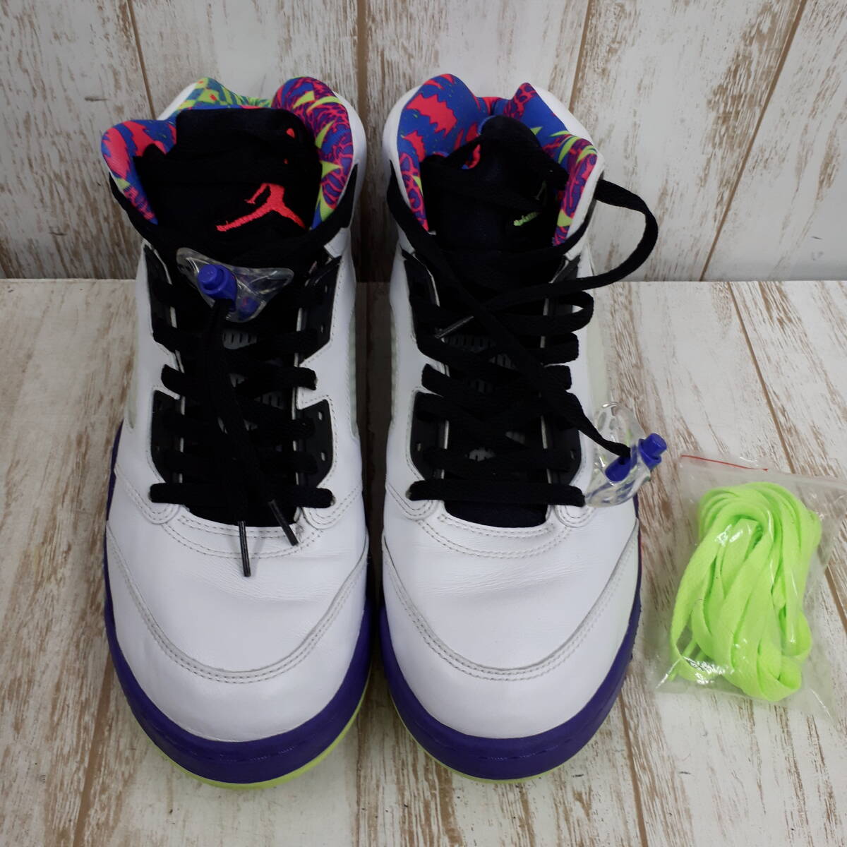靴1527-187♪【100～】NIKE AIR JORDAN 5 Retro BEL-AIR 28.5㎝ DB3335-100 スニーカー