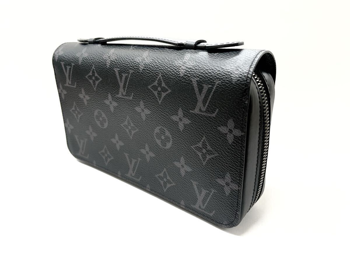 LOUIS VUITTON ルイ ヴィトン M61698 モノグラム エクリプス キャンバス ジッピーXL ラウンド長財布 ウォレット 財布 