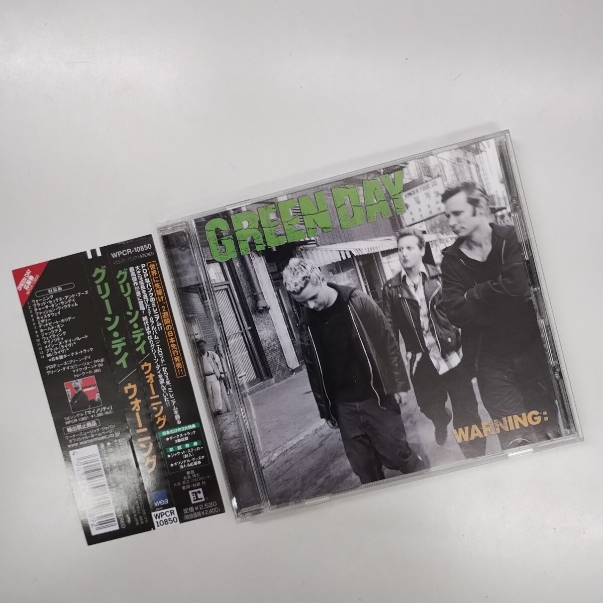 ♪ グリーン・デイ　GREEN DAY　ウォーニング　WARNING　WPCR-10850　日本盤 ステッカー付 CD