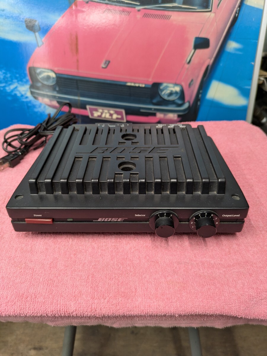 BOSE ステレオパワーアンプ MODEL 1706 通電簡易動作確認済み 中古現状品 BOSE CORPORATION AC100V 50/60Hz 50W コンパクト 音響機器
