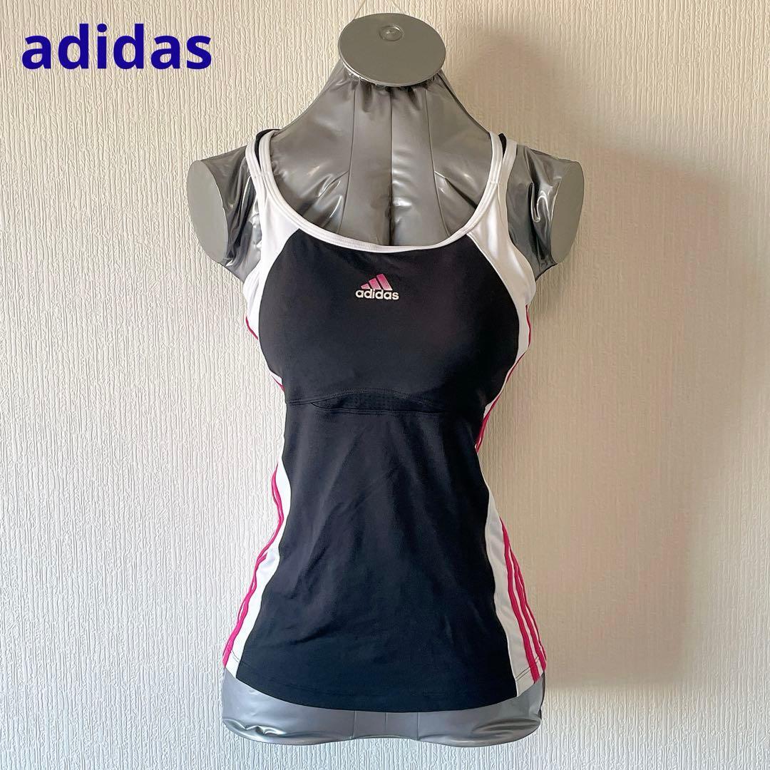 adidas climacool ブラ付きタンクトップ M ジャージ