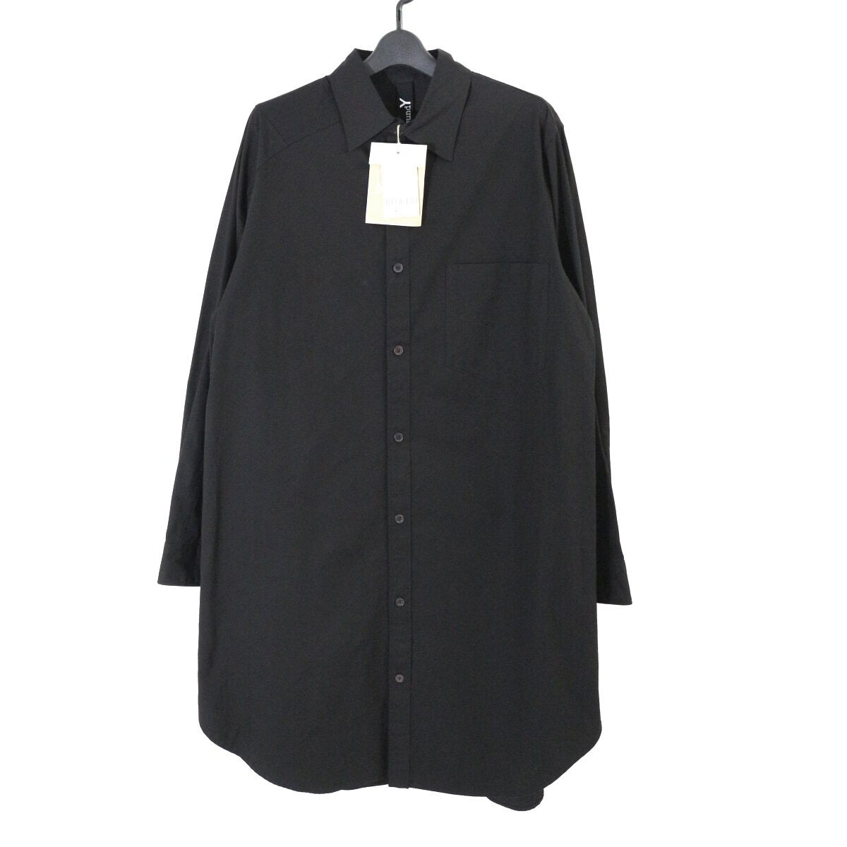 Ground Y 定価36,300円 20AW Asymmeter switchin long shirt アシンメトリースイッチングロングシャツ 3 GR-B05-001 グラウンドワイ