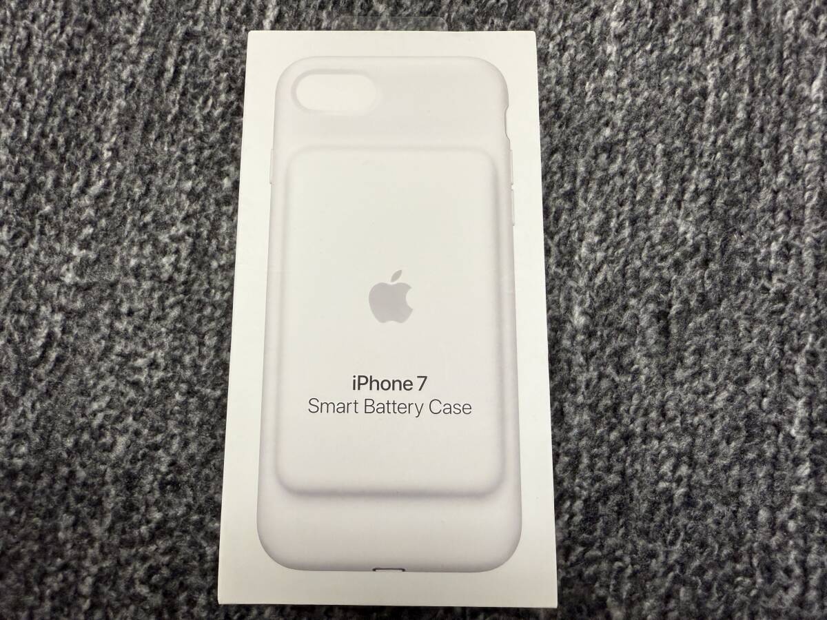 即決/送料無料/未開封品/Apple アップル/iPhone 7用/Smart Battery Case/スマートバッテリーケース/ホワイト/MN012AM/A