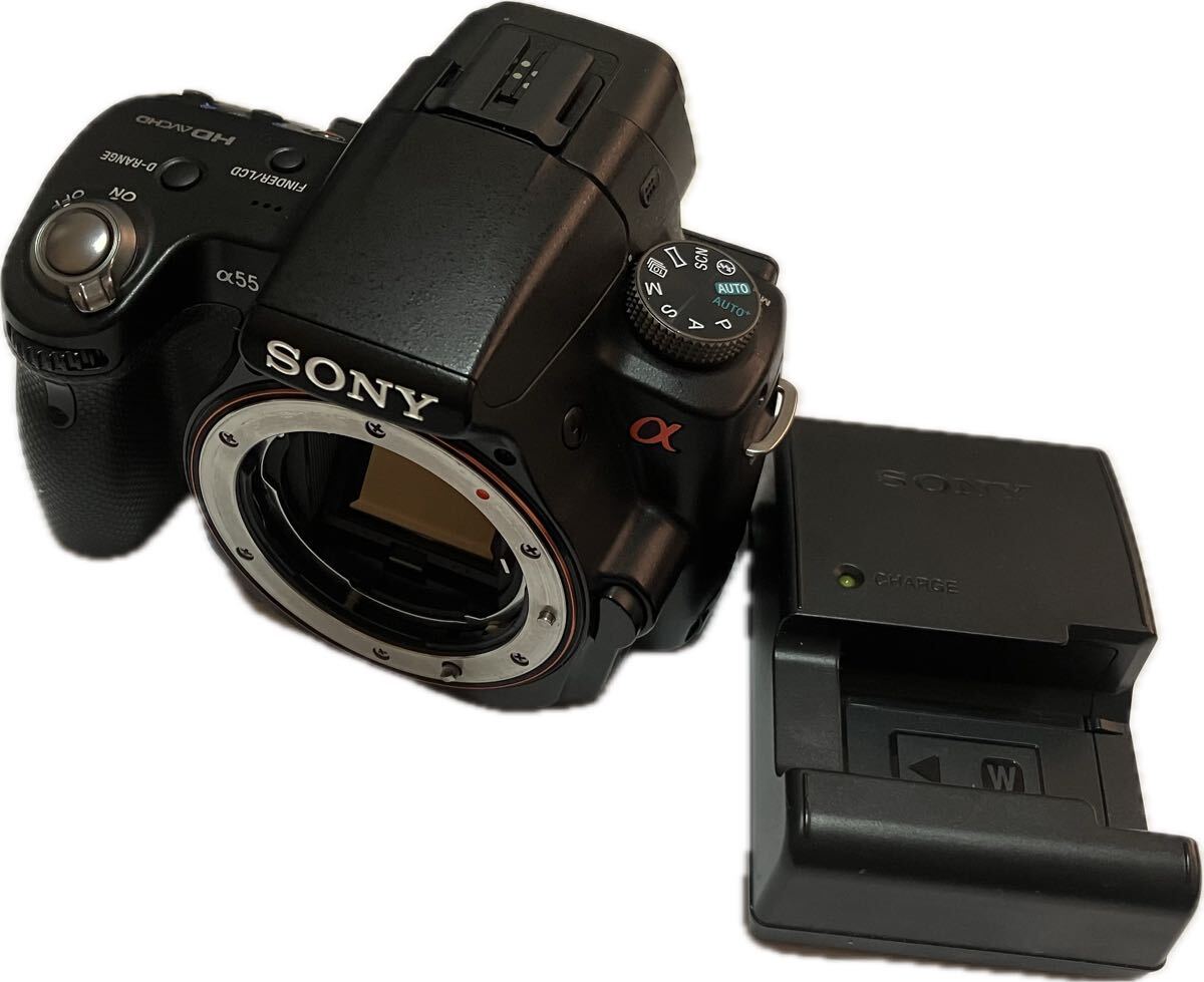 ★良品 充電器付★ ソニー SONY α55 SLT-A55V ボディ #24880089