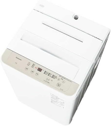 新品☆パナソニック 全自動洗濯機 7kg ライトベージュ ビッグウェーブ洗浄　送料無料38