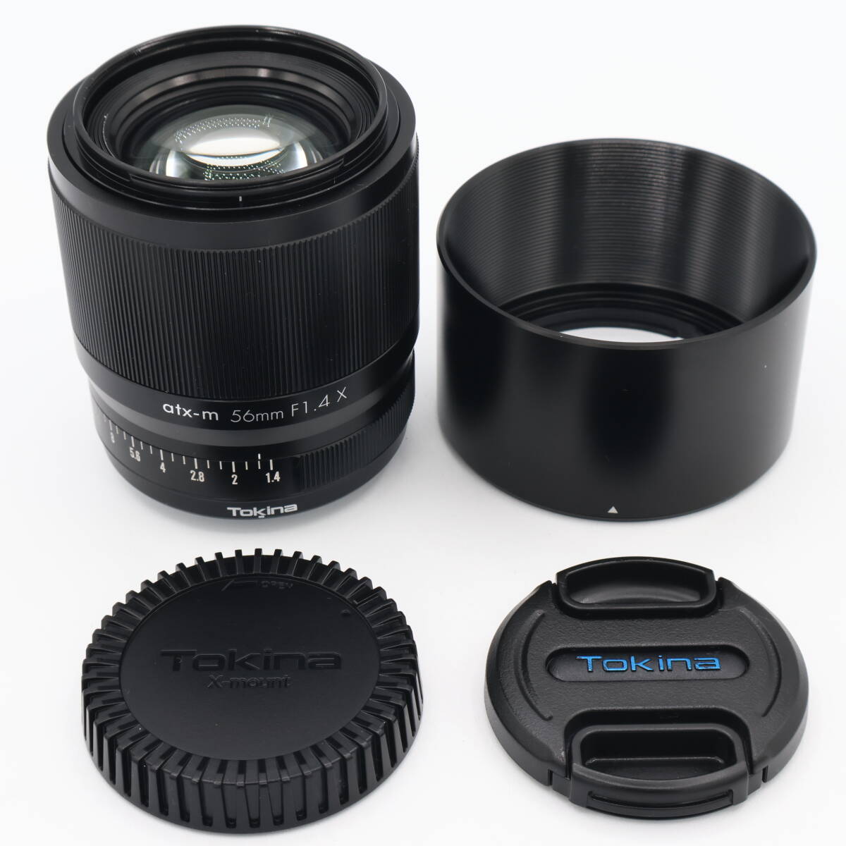 【美品】トキナー Tokina 単焦点中望遠レンズ atx-m 56mm F1.4 X フジフイルムXマウント APS-Cフォーマット #260112_X741147