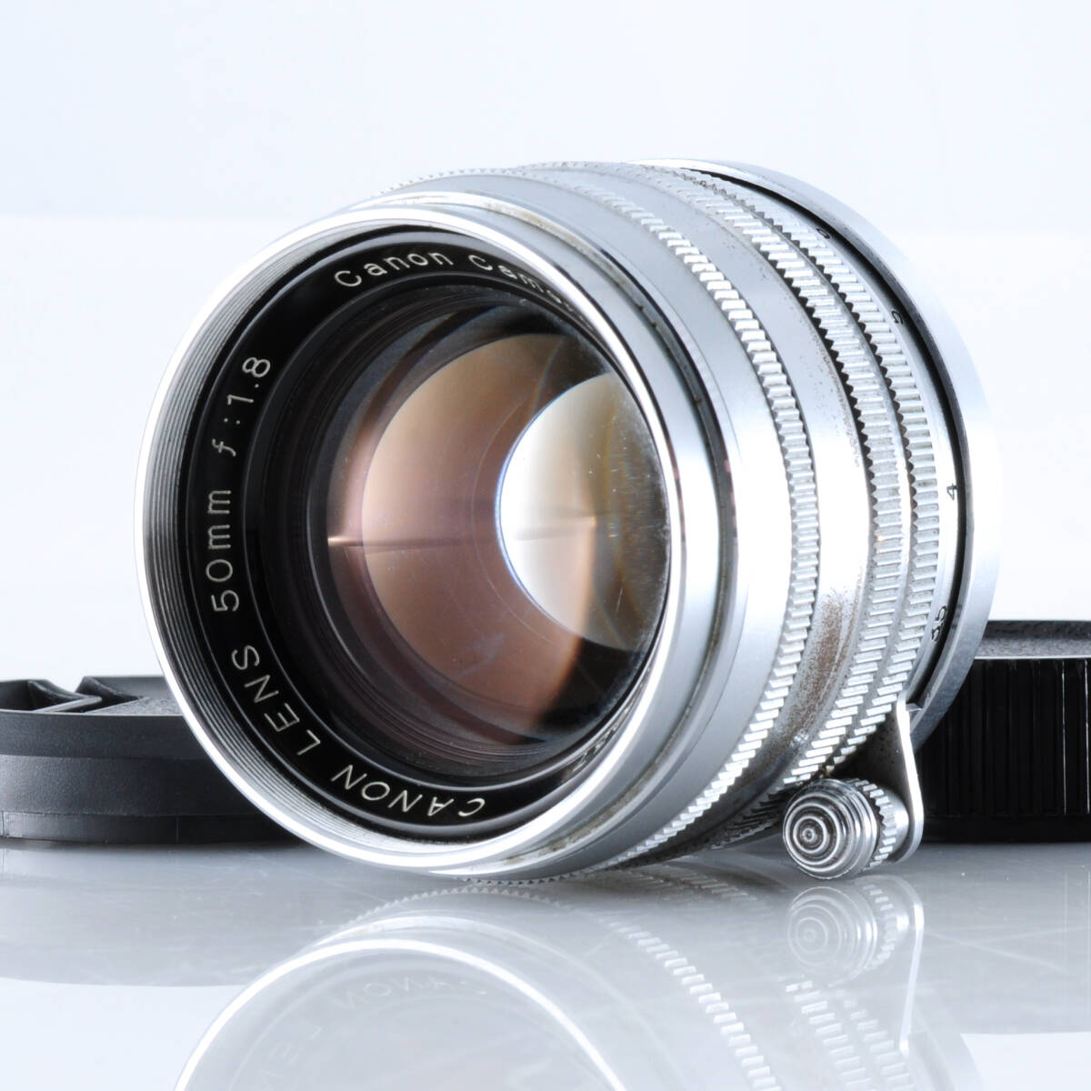 【キヤノン】CANON LENS 50mm F1.8 L39マウント レンジファインダー用レンズ #R424b