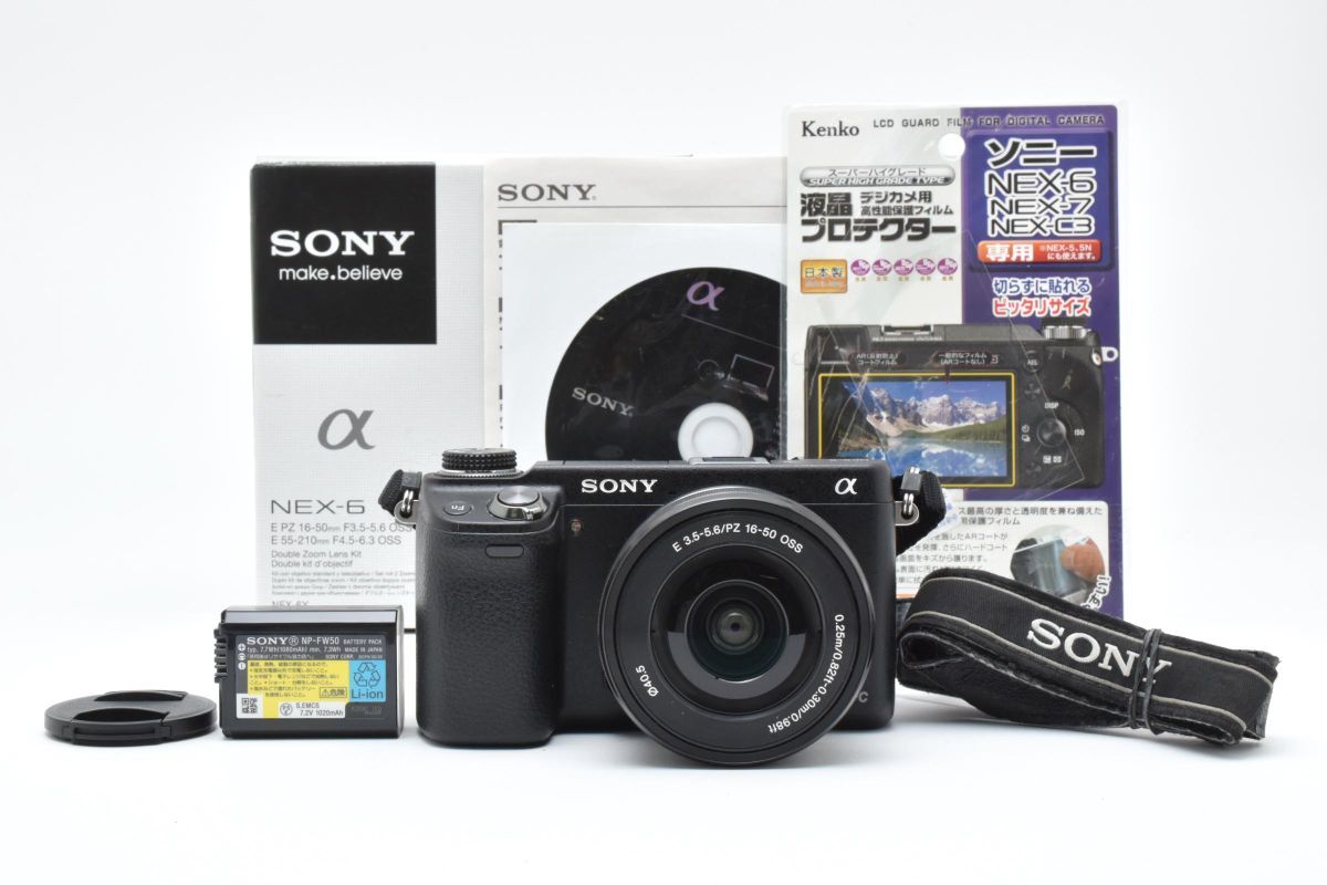 #g213★美品★ ソニー SONY NEX-6 ＋ 16-50mm PZ OSS パワーズームレンズキット