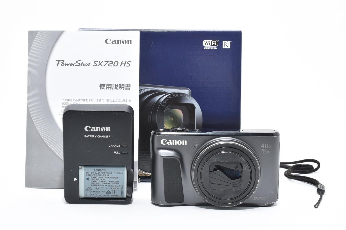 #g257★ジャンク★ キャノン Canon PowerShot SX720 HS ブラック