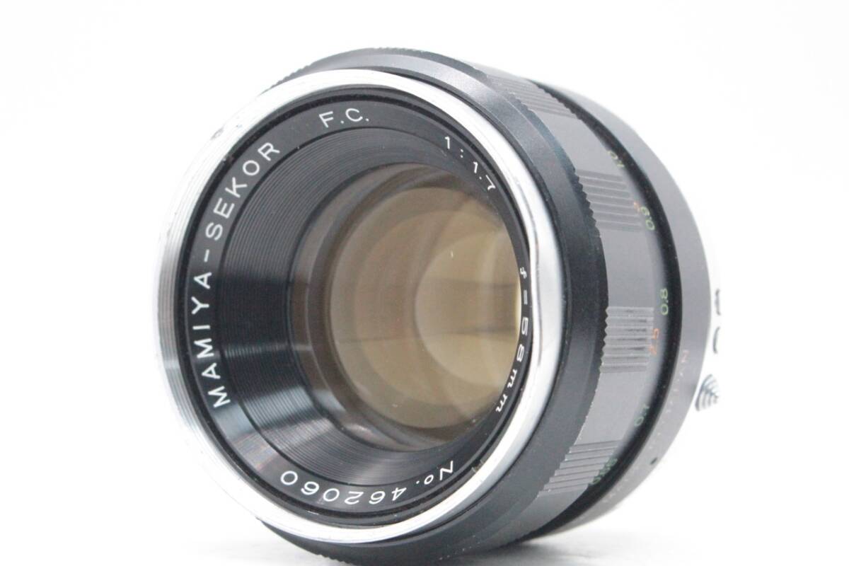 ★希少品★マミヤ MAMIYA MAMIYA-SEKOR F.C. 58mm F1.7##10089#Y2605