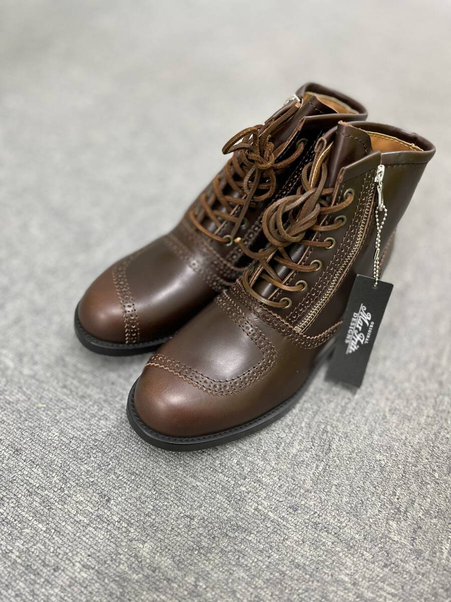 未使用品：MaxFritz マックスフリッツ MFA-1771 メダリオンジップアップブーツ(27.5cm)