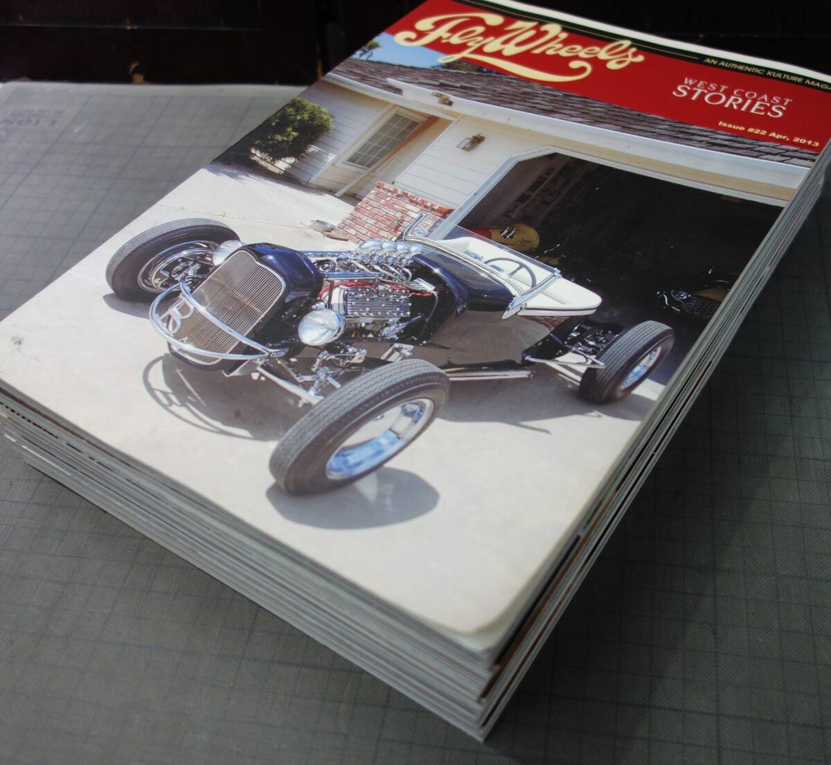 Fly Wheels Issue/抜けあり＃02-53/2009年10月?2018年6月/フライホイールズ/まとめて8冊ヴィンテージカーハーレーホットロッドトライアンフ