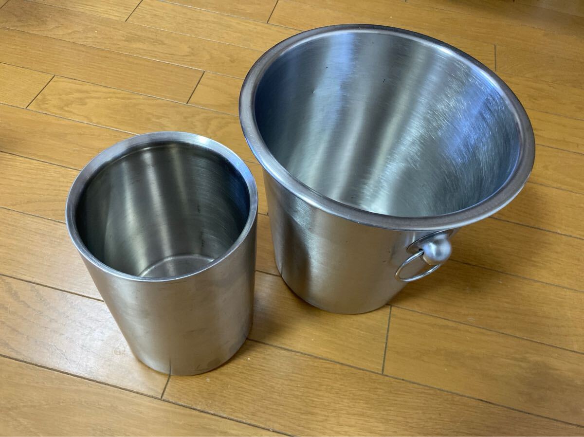 ステンレス製 ワインクーラー 2種セット