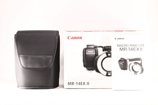 ★訳あり極上品★キャノン Canon MR-14EX II マクロリングライト★基本動作OK 元箱付★106420