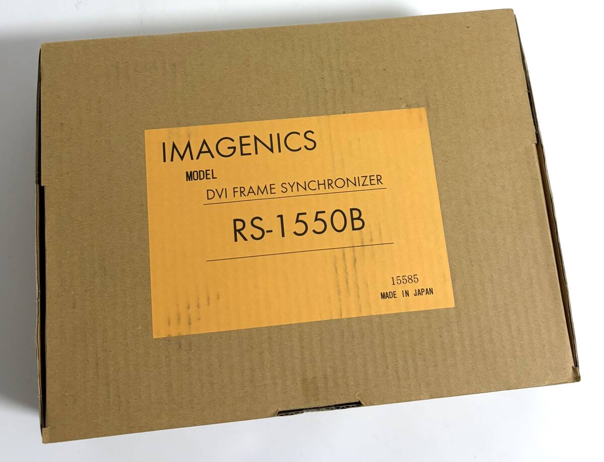 ★新品未開封品★ IMAGENICS イメージニクス RS-1550B DVI フレームシンクロナイザー HDMI信号 I260122