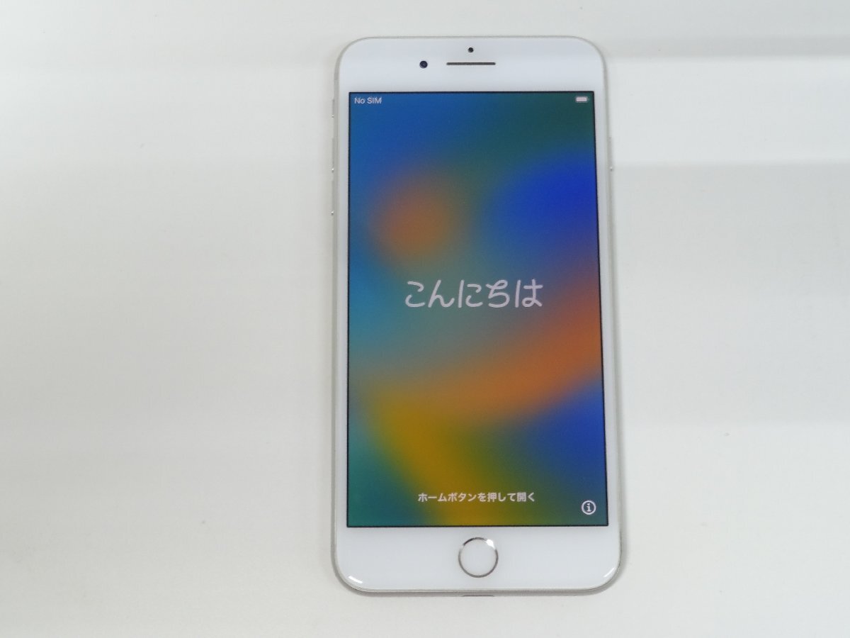 ユ■/Zこ0003　SoftBank系 iPhone8 Plus 64GB シルバー SIMロックなし 初期化済 MQ9L2J/A ジャンク / 保証無