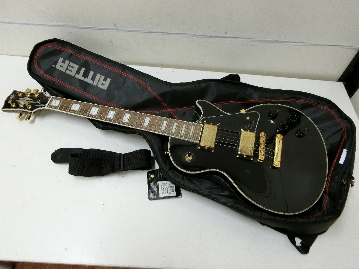 16■/Zク5715　blitz by AriaproⅡ　レスポールタイプ　カスタム エレキギター 弦楽器 音出し確認〇