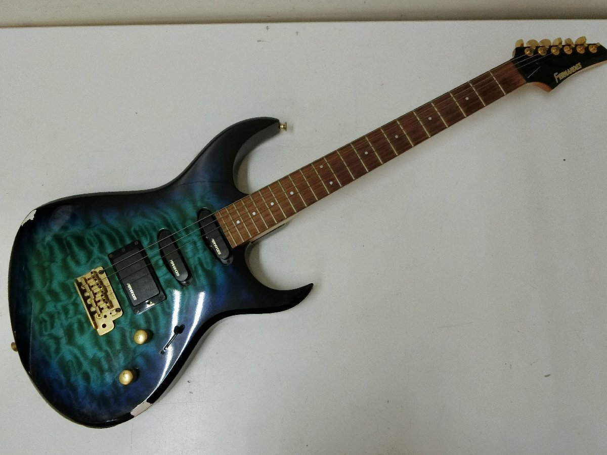 16■/Zク5726　FERNANDES フェルナンデス FGZ-400 エレキギター 弦楽器 音出し確認〇